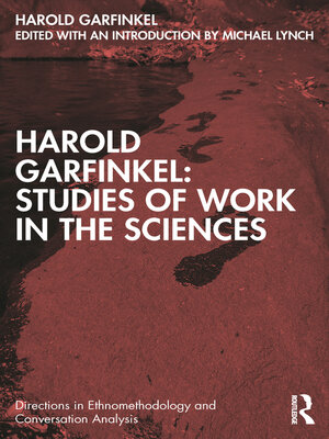 cover image of Harold Garfinkel